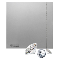 Вытяжной вентилятор Soler Palau SILENT-100 CZ SILVER DESIGN SWAROVSKI Вытяжной вентилятор Soler Palau SILENT-100 CZ SILVER DESIGN SWAROVSKI