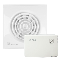Накладной вентилятор Soler Palau KIT SILENT-100 CZ 12V + CT-12/14 Накладной вентилятор Soler Palau KIT SILENT-100 CZ 12V + CT-12/14