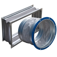 Вставка гибкая Ровен ВГ-ВР/ВЦ-5,0-353*353 ш30-ш30