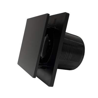 Вентилятор с обратным клапаном Seicoi 125 Black Glass SKGP05-01