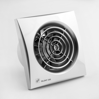 Накладной вентилятор Soler Palau SILENT-200 CRZ SILVER  Накладной вентилятор Soler Palau SILENT-200 CRZ SILVER