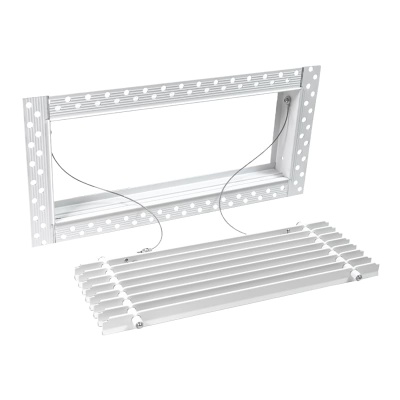 Вентиляционная решетка Brofer FUTURE 10 белая (400x125 мм) Вентиляционная решетка Brofer FUTURE 10 белая (400x125 мм)