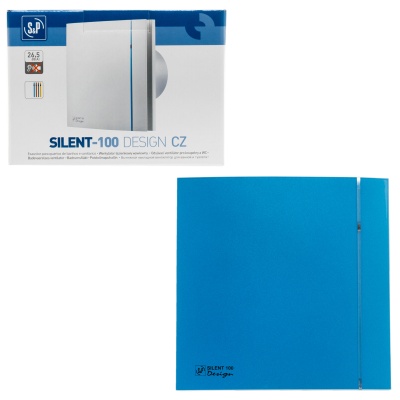 Вытяжной вентилятор Soler Palau SILENT-100 CZ BLUE DESIGN 4C Вытяжной вентилятор Soler Palau SILENT-100 CZ BLUE DESIGN 4C
