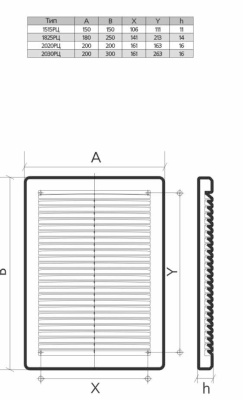 Вентиляционная решетка наклонная с сеткой, с рамкой ЭРА 1825РЦ Вентиляционная решетка наклонная с сеткой, с рамкой ЭРА 1825РЦ