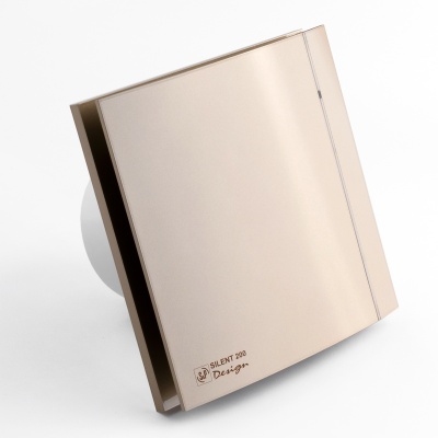 Вентилятор с обратным клапаном Soler Palau SILENT-200 CZ CHAMPAGNE DESIGN 4C