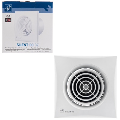 Вентилятор вытяжной бесшумный Soler Palau SILENT-100 CZ