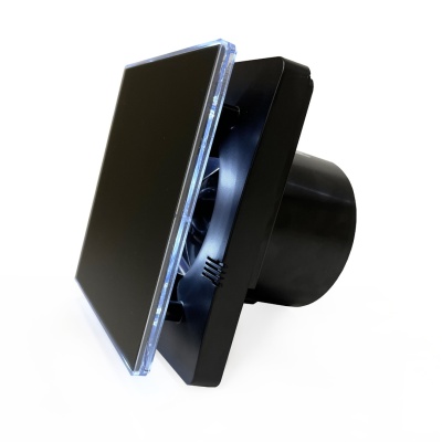 Накладной вентилятор Seicoi SNAD04-01A Matt black glass Накладной вентилятор Seicoi SNAD04-01A Matt black glass