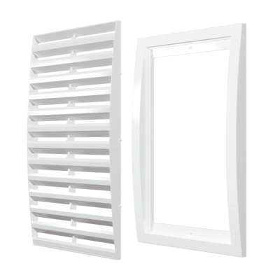 Вентиляционная решетка вытяжная АБС 150х150 ЭРА 1515РР