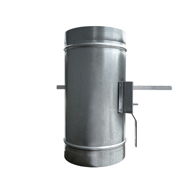 Дроссель-клапан круглый под электропривод (оц. сталь) d100