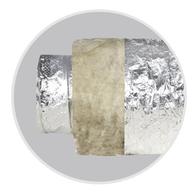 Воздуховод круглый гибкий Sonodec A23 (254 мм/10 м)