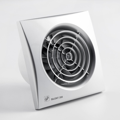Вентилятор с обратным клапаном Soler Palau SILENT-200 CZ SILVER