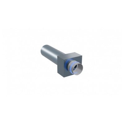 Вентиляционный прямой пленум Flexag PWP-125/90x1, D125, на 1 выxод, L=300 мм
