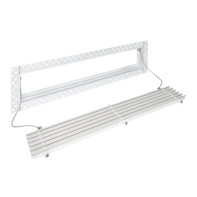 Вентиляционная решетка Brofer FUTURE 15 белая (400x100 мм) Вентиляционная решетка Brofer FUTURE 15 белая (400x100 мм)