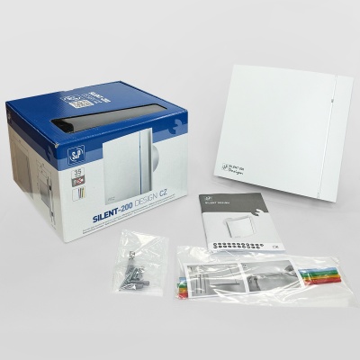 Вытяжной вентилятор Soler Palau SILENT-200 CZ MATT WHITE DESIGN 4C
