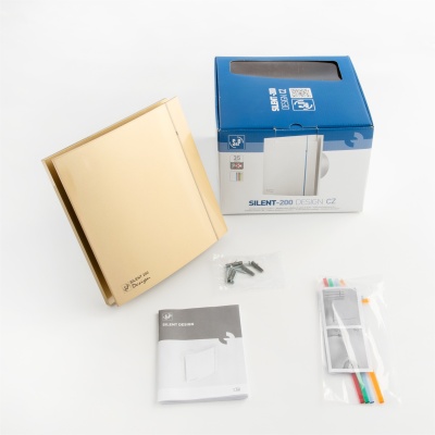 Вентилятор вытяжной бесшумный Soler Palau SILENT-200 CZ GOLD DESIGN 4C