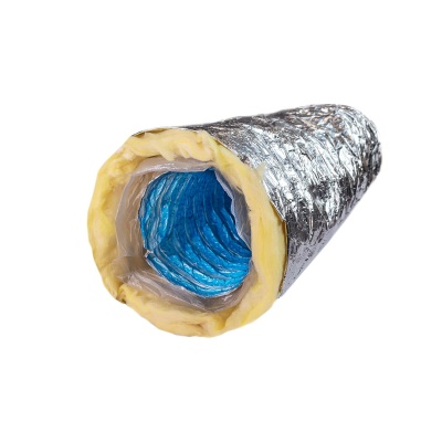 Воздуховод шумоизолированный гибкий антибактериальный AFS SONOAFS ALU Hygiene (203 мм/10 м)