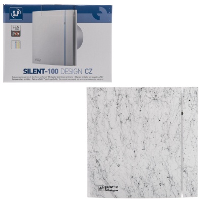 Вытяжной вентилятор Soler Palau SILENT-100 CZ MARBLE WHITE DESIGN 4C Вытяжной вентилятор Soler Palau SILENT-100 CZ MARBLE WHITE DESIGN 4C