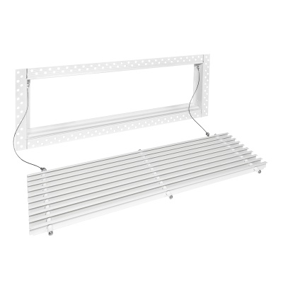 Вентиляционная решетка Brofer FUTURE 15 белая (600x200 мм) Вентиляционная решетка Brofer FUTURE 15 белая (600x200 мм)