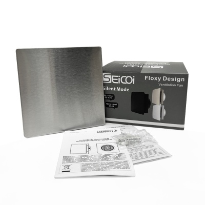 Накладной вентилятор Seicoi Floxy Design 100 Steel (SMAD04-01S) Накладной вентилятор Seicoi Floxy Design 100 Steel (SMAD04-01S)