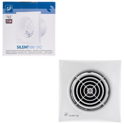 Вентилятор вытяжной бесшумный Soler Palau SILENT-100 CRZ