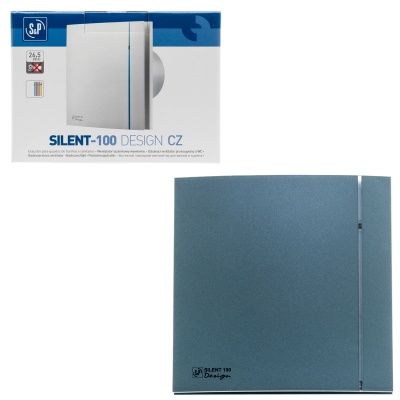 Вытяжной вентилятор Soler Palau SILENT-100 CZ GREY DESIGN 4C Вытяжной вентилятор Soler Palau SILENT-100 CZ GREY DESIGN 4C