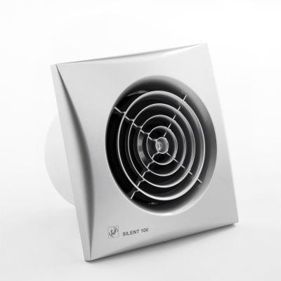 Вентилятор вытяжной бесшумный Soler Palau SILENT-100 CZ SILVER