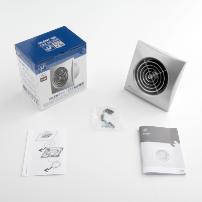 Накладной вентилятор Soler Palau SILENT-100 CRZ SILVER Накладной вентилятор Soler Palau SILENT-100 CRZ SILVER