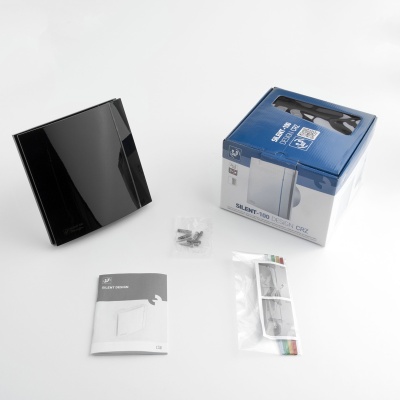 Вентилятор с обратным клапаном Soler Palau SILENT-100 CZ BLACK DESIGN 4C