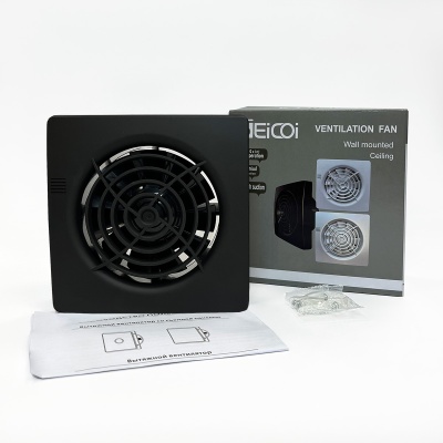 Накладной тонкий вентилятор Seicoi SMPS04-01 Black Накладной тонкий вентилятор Seicoi SMPS04-01 Black