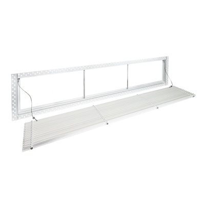 Вентиляционная решетка Brofer FUTURE 10 белая (1000x200 мм)