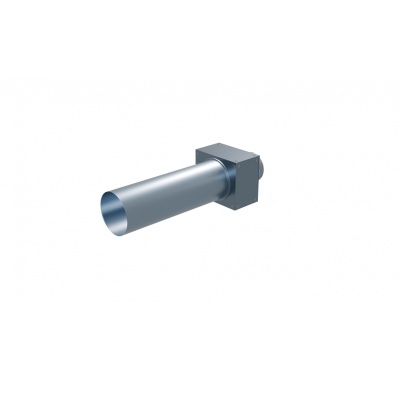 Вентиляционный прямой пленум Flexag PWP-125/90x1, D125, на 1 выxод, L=300 мм
